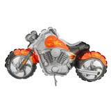 Шар воздушный фольгированный для палочки 3 12" Мотоцикл Оранжевый ФМ 30*30 см [1230031]