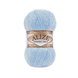 Пряжа Ализе Angora Gold 100г/550м (80%акрил /20%шерсть), светло-голубой  953