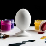Заготовки из гипса фигурка-раскраска "Яйцо на подставке" 5 см × 5 см × 8 см, 2019500