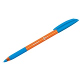 Ручка шариковая 0,7мм светло-синяя Berlingo "Skyline", игольчатый стержень, грип  255129