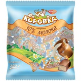 Шоколадные конфеты РотФронт "Коровка 30% молока", 250г, пакет,  [248268]
