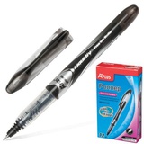Ручка-роллер 0,5мм, BEIFA (Бэйфа)A Plus, корпус с печатью, черная, RX302602-BK, 141762