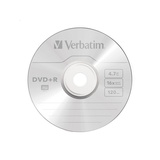 Диск DVD+R Verbatim 4.7Gb ( туба по 50шт.)  43550