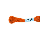 Мулине х\б 8м Гамма, ярко-оранжевый 3198