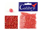 Стеклянный бисер Colibry 20г непрозрачный глянцевый красный (94)