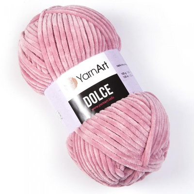 Пряжа YarnArt DOLCE 100г/120м (100% микрополиэстер),  пудра 769