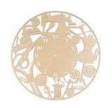 Декоративная заготовка (фанера) Часы швеи, Mr. Carving, 40 см [ВД-850]