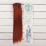 Волосы - тресс для кукол "Прямые" длина волос 25 см, ширина 100 см, цвет № 350, 2294896
