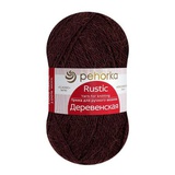 Пряжа ПЕХ Деревенская 100г/250м (100% полугрубая шерсть) 17 шоколад