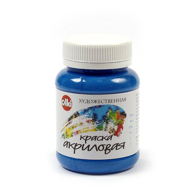 Акрил художественный 100мл Olki, небесно-голубая,  [ОЛ.3220]