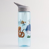 Бутылка для воды, (пластик) 600 мл, Голубой, 24 х 7.5 см, 7137047