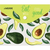 Папка на кнопке A6 170x140 мм непрозрачная с рисунком 150 мкм, "deVENTE. Eat avocado", индивидуальная маркировка 3079172