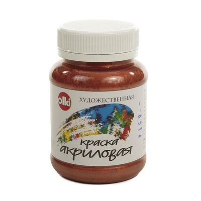 Акрил художественный 100мл Olki, Металлик медь ОЛ.4746