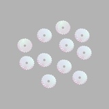 Пайетки рефленые Астра, 10 мм, 10г, светло-розовый перламутр, в пластиковом пакете с блистерным подвесом, [319]