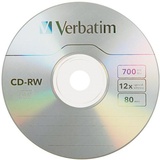 CD-RW Verbatim 700мб 8-12x туба (туба по 10шт)