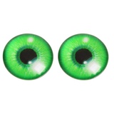 Глазки на клеевой основе, набор 2 шт, размер: 1,8 см, зеленый [4493833]