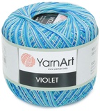 Пряжа YarnArt Violet melange 50г/282м (100% хлопок) [510]