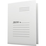 Скоросшиватель А4  Attomex, картонный, немелованный, белый, 450 г/м2, 3112900