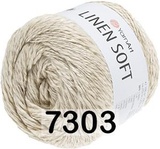 Пряжа Yarnart Linen soft 100г/272м (30% лен, 36% вискоза, 34% хлопок), 7303