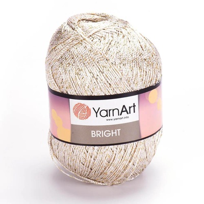 Пряжа YarnArt Bright 90г/340м (80% полиамид, 20% металлик полиэстер) 101