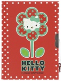 Блокнот А6 64л. на замке, ACTION!, Hello Kitty, твердая обложка, пакет,  [HKO-FN64/4118]