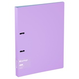 Папка 2 кольца 24мм Berlingo "Haze", 600мкм, D-кольца, с внутр. карманом, сиреневая, софт-тач,  [RB4_2D924]