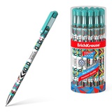 Ручка гелевая 0,5мм синяя ErichKrause® ColorTouch® Ornament, игольчатый стержень, [ЕК50830]