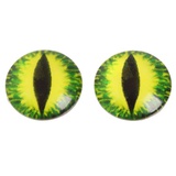 Глазки на клеевой основе, набор 4 шт, размер 1шт. 1,0 см, зеленый  [4493800]