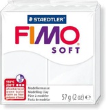 Глина полимерная FIMO Soft, запекаемая в печке, 56 гр., белая, шк809393 №0