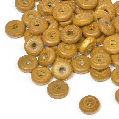 Деревянные бусины в упаковке MAGIC HOBBY MG-B483.2 10мм. d-3мм 40гр. 130шт.