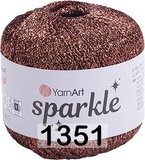 Пряжа YarnArt Sparkle 25г/160м (60% металлик полиэстер, 40% полиамид) 1351