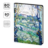 Тетрадь А5 80л. со сменным блоком Greenwich Line "Van Gogh. Orchard in Bloom", тон. блок, ЛАЙТ, кожзам, Nr4A5_43421