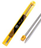 Спицы для вязания прямые металлические 6.0мм 35см (2шт.), Maxwell Gold, MAXW.35-60