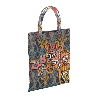 Сумка-шоппер ErichKrause® 10L Ethno Zebra, (ткань) на молнии, ЕК51858