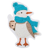 Кристальная мозаика 8,5*12см магнит "Чайка с кофе", 7+ ALVM-125