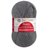 Пряжа ПЕХ Деревенская 100г/250м (100% полугрубая шерсть) 35 моренго