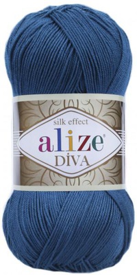 Пряжа Ализе Diva Silk effect 100г/350м (100%акрил),  [646]