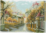 Канва с рисунком 37х49см Московские улочки.Замосквореч. Матренин Посад,  [1759]