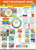 Плакат А2 Окружающий мир для дошкольников. Хочу учиться!,  [064793]