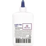 Клей ПВА 125 г. Attomex морозоустойчивый (5 циклов) в пластиковой бутылочке с дозатором и съемным колпачком евро 4041618