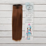 Волосы - тресс для кукол "Прямые" длина волос 25 см, ширина 100 см, цвет № 12 2294927   