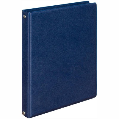 Тетрадь на кольцах А5 80л., со сменным блоком, клетка, ArtSpace обл. ПВХ, синий