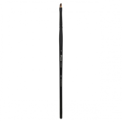 Кисть синтетика №01, плоскоовальная скошенная PINAX Attists HI-TECH,  [249201]