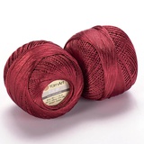Нитки для вязания Ирис Тулип 50г/250м (100%микрофибра) бордо 422
