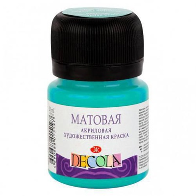 Акрил «Декола», 20мл, матовый мятная 14326735