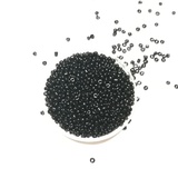 Стеклянный бисер Colibry 20г непрозрачный глянцевый черный (70)