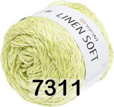 Пряжа Yarnart Linen soft 100г/272м (30% лен, 36% вискоза, 34% хлопок), 7311