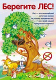 Плакат А3 Берегите лес!,  [ПЛ-10684]