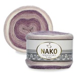 Пряжа NAKO Angora Luks Color 150г/810м (5% мохер / 15% шерсть / 80% акрил) (82360)