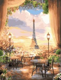 Картина по номерам 40х50см Кафе Парижа GX22529 (сложность***)